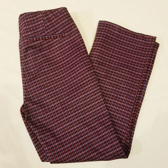 ECRU Houndstooth Trousers Size S - Picture 2 of 6